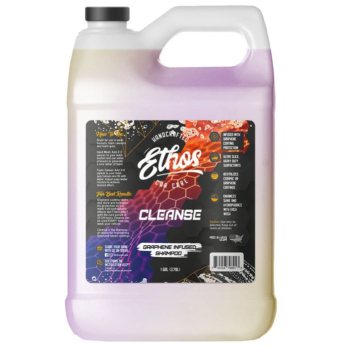 Adam's Polishes Graphene Shampoo Gallon, Graphene Ceramic Coating Infused Car Wash Soap, Powerful Cleaner & Protection in One Step, PH Neutral, High