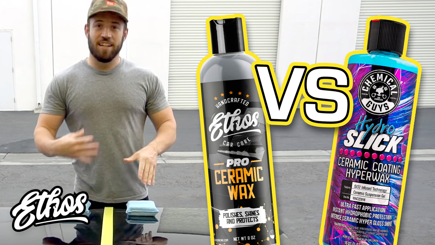Battle of the Waxes Chemical Guys HydroSlick vs. Ethos Ceramic Wax PR