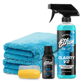 EZ Glass - Graphene Glass Coating & Cleaner Kit