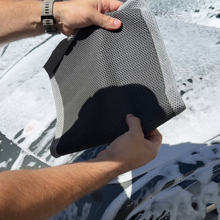 Spray Detail Spray generously on a 2 × 2 ft section. More lube is always better.
