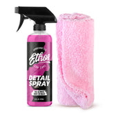 Bottle + Plush Pink Microfiber