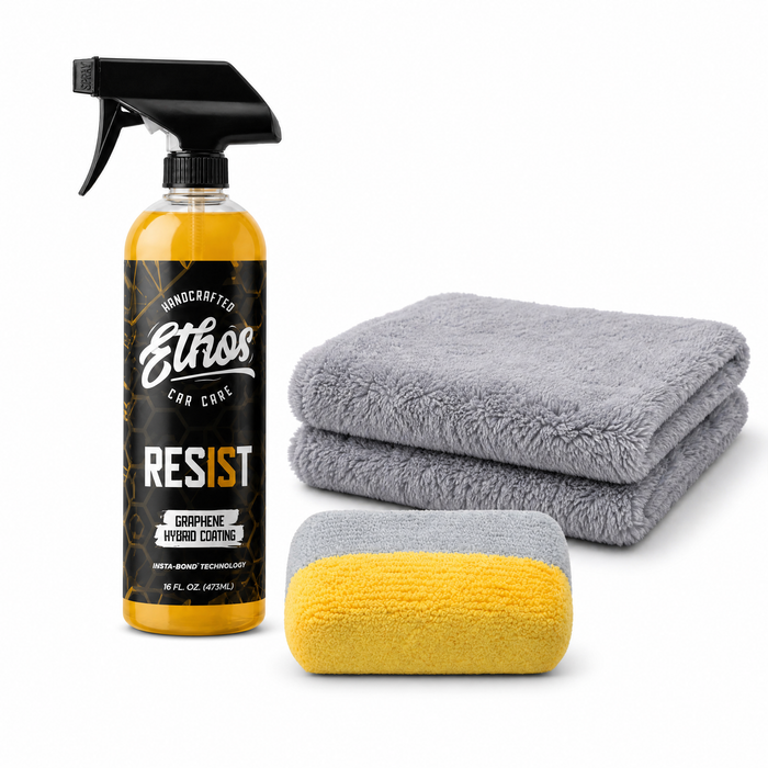 Resist Essential Bundle — RESIST 16oz + 2 Plush 470 microfiber towels + Large Applicator
