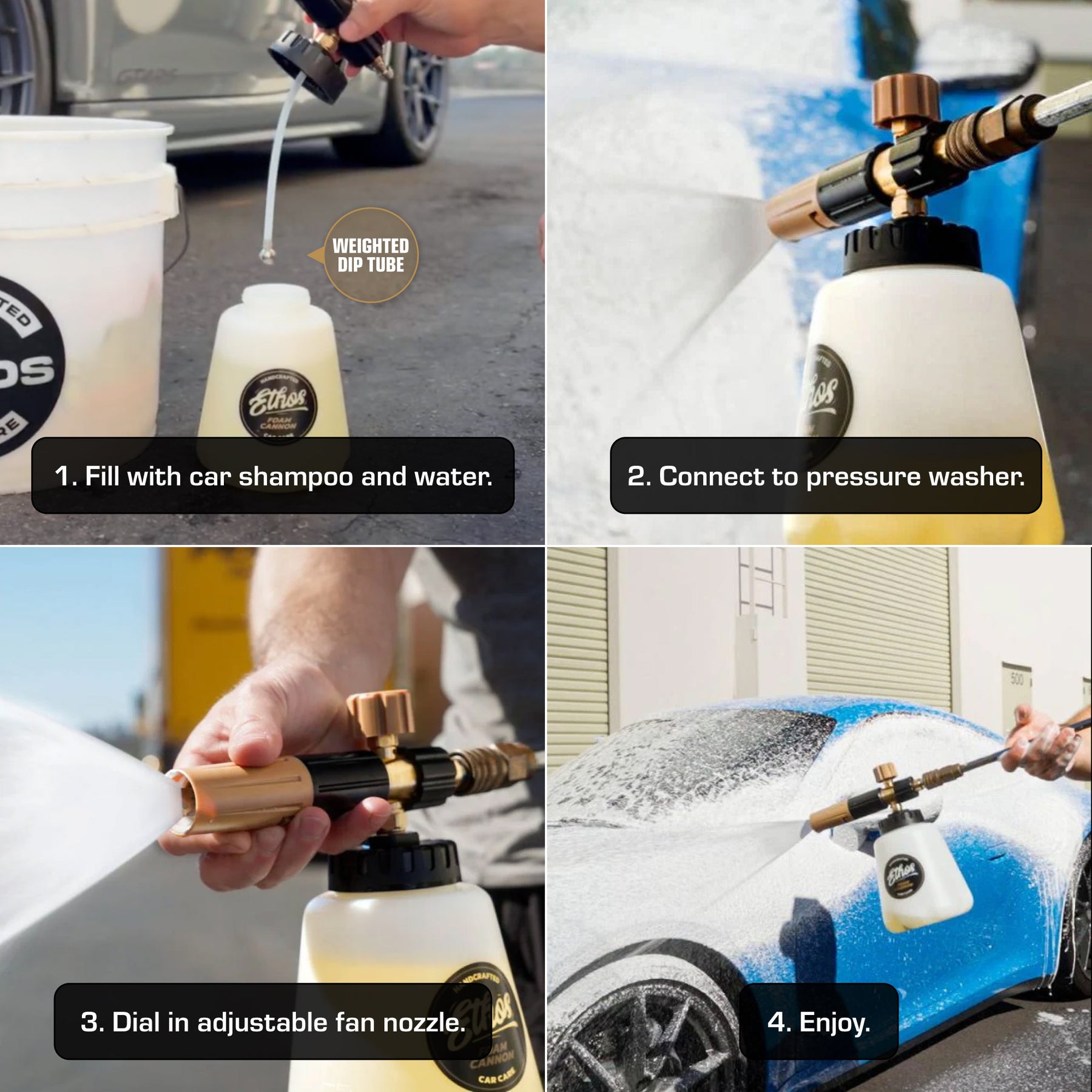 Foam Cannon Pro V2 - For Pressure Washer