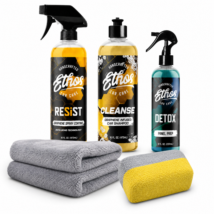 Resist Upgrade Bundle — RESIST 16oz + Cleanse Graphene Shampoo + Detox Panel Prep + 2 Plush 470 towels + Large Applicator