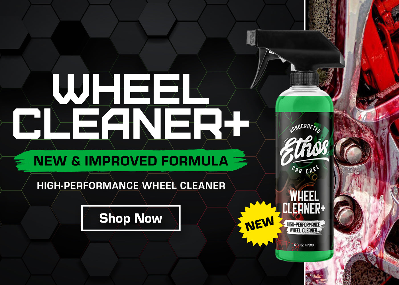 Ethos Car Care Wheel Cleaning Brushes, Wheel Cleaning Brush Combo