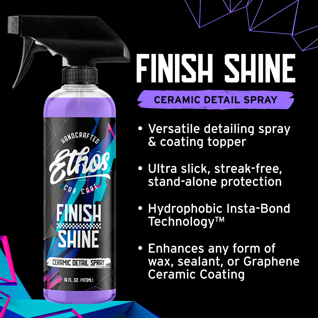 Finish Shine Ceramic Detail Spray + Microfiber
