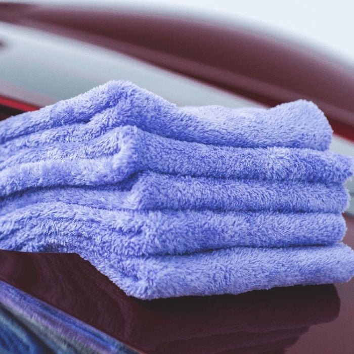 UltraViolet 10 Pack - 350GSM Microfiber Car Cloths