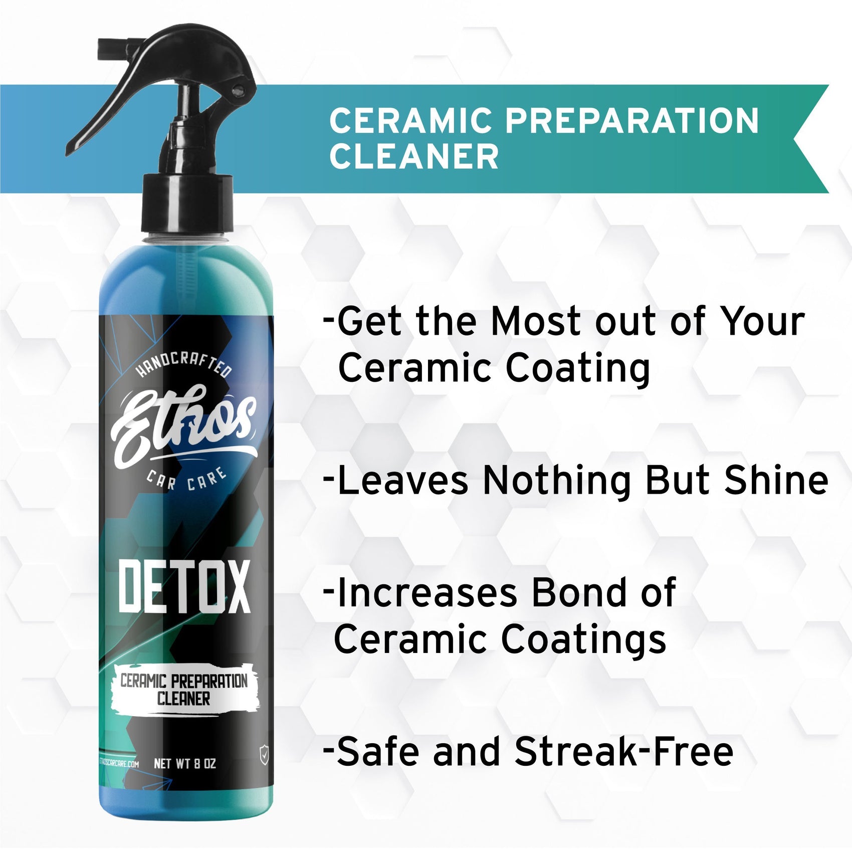 Ethos Ceramic Wax and Prep Kit Detox and Coat