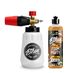 Ethos Foam Party - Concentrated pH Neutral Car Wash Soap - Snow Foam Suds  Car 