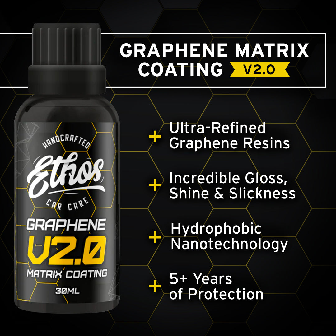  Adam's Graphene Ceramic Spray Coating, Graphene Tire Shine,  Graphene Detail Spray, & Graphene Shampoo Bundle : Automotive
