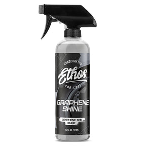 Deep Rich Jet Black Graphene Tire Shine | Non-Greasy Easy No Scrubbing Application | Max UV Protection - Stop Dry Rotting - 3 Bottles - Torque Detail