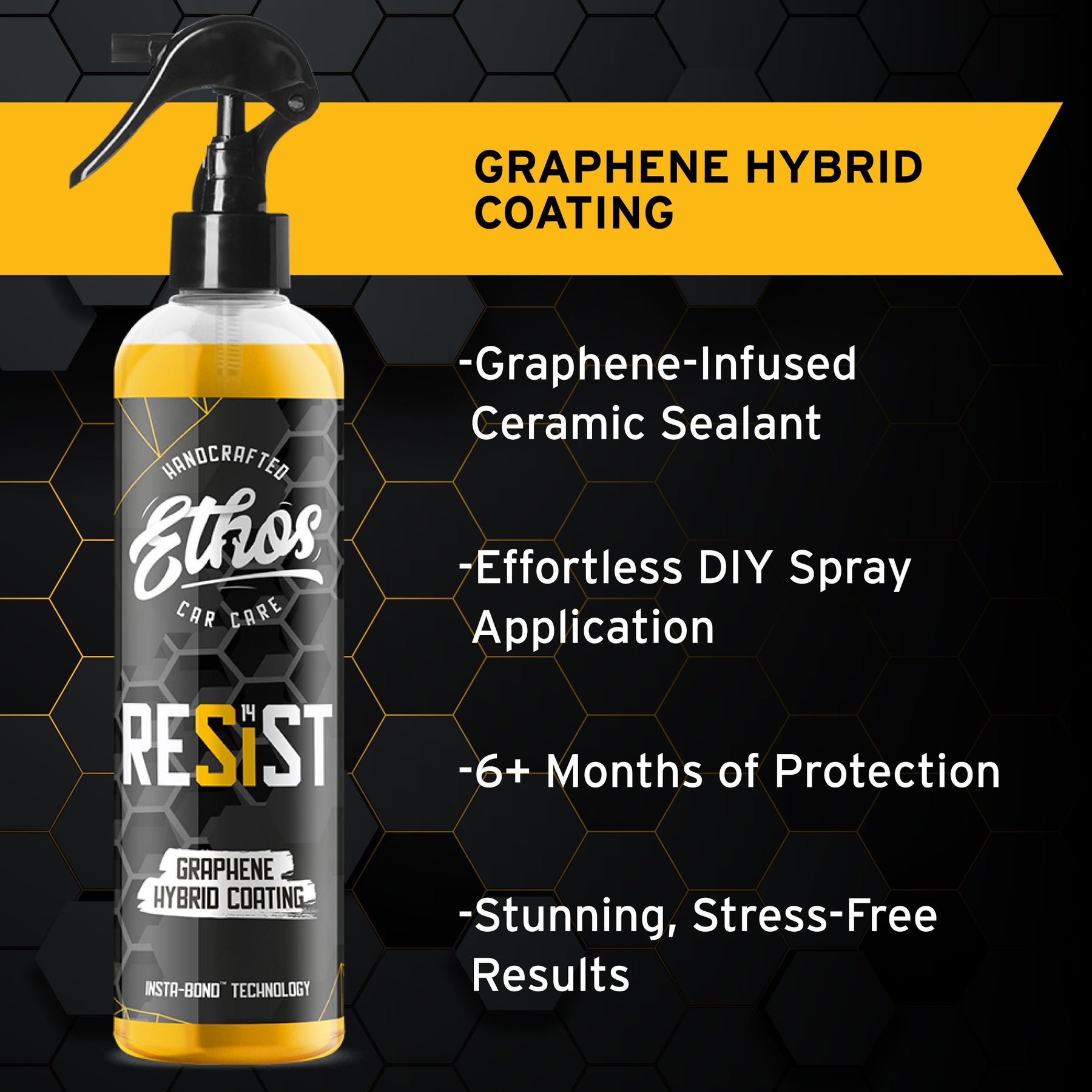  Ethos Cleanse - Graphene Car Shampoo Graphene Ceramic Coating  Infused Car Wash Soap (Gallon) : Automotive